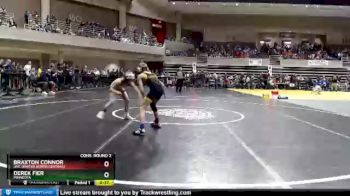 65 lbs Cons. Round 2 - Braxton Connor, UNC (United North Central) vs Derek Fier, Minneota