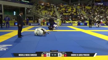 Simone De Abreu Pinheiro vs Michelle Nicole Dunchus 2026 World Jiu-Jitsu IBJJF Championship