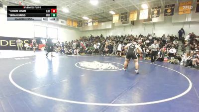 285 lbs Quarterfinal - Noah Huss, Moorpark vs Colin Chan, El Dorado