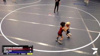 43 lbs Round 4 - Lightning Whiterabbit, Coon Rapids Mat Bandits Wrestling Club vs Dane Fier, Minnesota