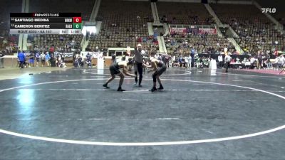 6A 157 lbs Cons. Round 4 - Cameron Benitez, Baldwin County vs Santiago Medina, Brookwood Jr-Sr