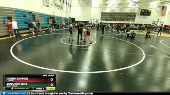 136-140 lbs Round 1 - Jonathan Diaz, Kelly Walsh vs Corbin Donner, Laramie