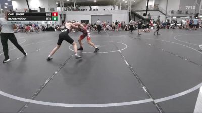 126 lbs Quarterfinals (8 Team) - Blake Wood, East Coast Time Out vs Cael Short, Noke Wrestling RTC
