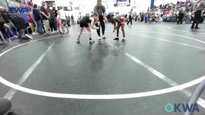 70 lbs Rr Rnd 3 - Tracen Rhoden, Del City Little League vs Ty Hartley, ARDMORE TAKEDOWN CLUB