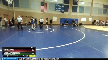 140lbs Cons. Round 3 - Ari Bartholomew, Goldendale (Girls) vs Terra Tate, Lake Stevens (Girls)