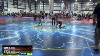 100 lbs Cons. Round 1 - Gabriel Jager, Summerville Takedown Club vs Dominik Sales, Guerrilla Wrestling (GWA)