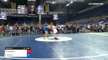 152 lbs Rnd Of 64 - Nicholas Gallegos, Colorado vs Tyler Brown, Iowa