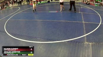 70 lbs Round 1 - Allison Clement, Delta Wrestling Club vs Kenzlee Ledbetter, Team Prestige WC