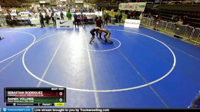 136 lbs Quarterfinal - Damen Vollmer, Team Temecula /Pin Club vs Sebastian Rodriguez, Coachella Valley Wrestling Club