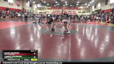 120 lbs Round 1 - Lucas Goldman, Built By Brunson vs Corbyn Holdeman, Crass Trained