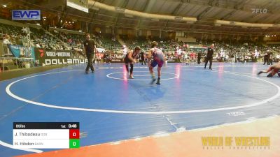 85 lbs 5th Place - Jace Thibodeau, GGB Ohio vs Henry Hibdon, Barnsdall Youth Wrestling