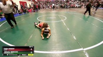 100 lbs Champ. Round 1 - Abigail Serrano, Archbishop Mitty vs Thea Kissiov, Gunn