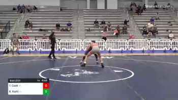 106 lbs Consolation - Tyson Cook, PA vs Benjamin Riehl, PA