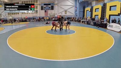 175 lbs Champ. Round 1 - Ben Ranauto, Salesianum vs Brian Brooks, Caravel Academy