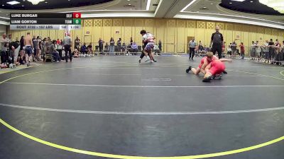 157 lbs Quarterfinal - Luke Burgar, Silverback WC vs Liam Gorton, Team Bc