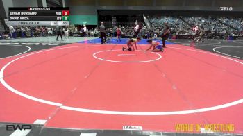 120 lbs Consi Of 8 #1 - Ethan Burbano, Pounders WC vs David Meza, Atwater Wrestling