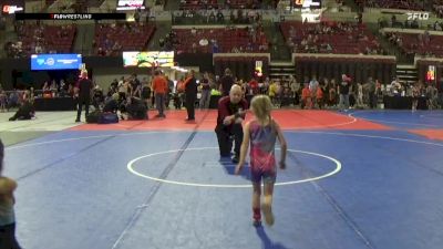 37 lbs Semifinal - Lillyann Gonzalez, Snake River Youth Wrestling Cl vs Clara Reynolds, Windy City Wrestlers