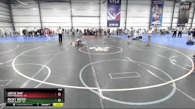 100 lbs Rd# 7- 10:45am Saturday Final Pool - Jayce Day, Team Michigan vs Ricky Rizzo, Minion Black