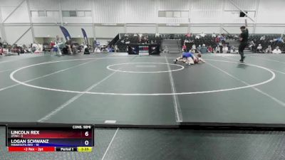 126 lbs 4th Wrestleback (16 Team) - Lincoln Rex, Utah vs Logan Schwanz, Minnesota Red