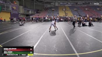 125 lbs Round 1 (16 Team) - Koda Holeman, Cal Poly vs Ben Monn, George Mason