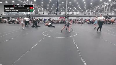 100 lbs Round 2 (10 Team) - Connor Hanlon, Kraken Black vs Gavin Rush, Outlaws MS