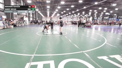 106 lbs Rr Rnd 3 - Benjamin Watson, New England Gold - HSB vs Emery Bryan, Beach Boyz Wrestling Club - HSB