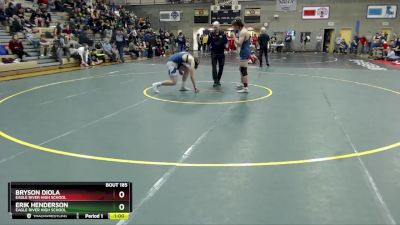 171 lbs Cons. Semi - Erik Henderson, Eagle River High School vs Bryson Diola, Eagle River High School