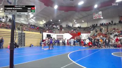 125 lbs Cons. Round 4 - Legend Blackwell, Merrillville Pirates vs Valeria Velez, Perry Meridian Wrestling Club