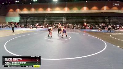 165-179 lbs Round 1 - Alexander Longoria, Nevada Elite Wrestling vs Cooper Scheffel, Harrisburg Mat Club