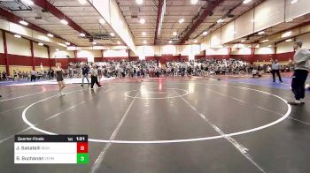 106 lbs Quarterfinal - Jack Sabatelli, Iron Faith Wrestling vs Brayden Buchanan, Vermont