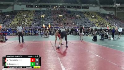 174 lbs Quarters & 1st Wb (16 Team) - Garrett Deason, Central Missouri vs Leo Mushinsky, UMary