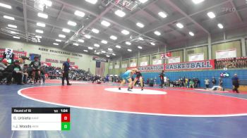 128 lbs Round Of 16 - Giovanni Urbieta, Hanford vs Jonathan Woods, Highland