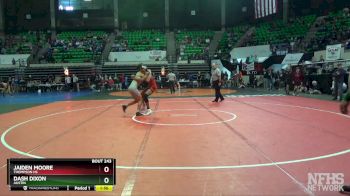 7A 165 lbs Champ. Round 1 - Jaiden Moore, Thompson HS vs Dash Dixon, Austin