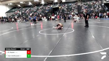 106 lbs Champ. Round 2 - Amon Napier, Torrington Wrestling Club vs Trenton Van Veldhuizen, East Butler