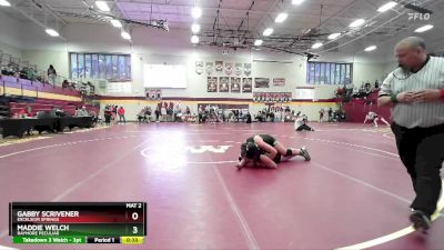 170 lbs Cons. Semi - Gabby Scrivener, EXCELSIOR SPRINGS vs Maddie Welch, RAYMORE PECULIAR