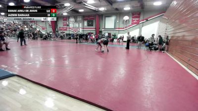 155 lbs Cons. Round 2 - Danae Areli De Jesus, Gabrielino vs Jazmin Barajas, Diamond Ranch