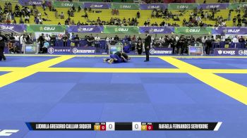 Rafaela Fernandes Servidone vs Ludmila Gregorio Callian Siqueir 2025 Brasileiro Jiu-Jitsu IBJJF