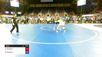 182 lbs Rnd Of 64 - Colton Schaad, California vs Brayden Koester, Iowa