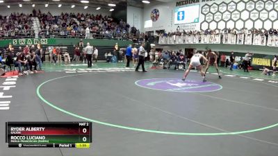 138 lbs Quarterfinal - Rocco Luciano, Padua Franciscan (Parma) vs Ryder Alberty, Galion