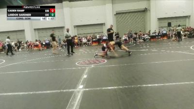 80 lbs Cons. Semi - Caden Ramp, Backyard Brawlers Midwest vs Landon Gardner, Genesis Wrestling Club