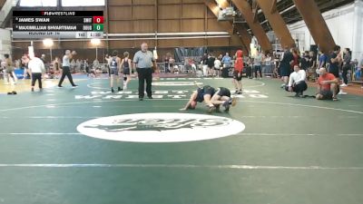 106 lbs Round Of 16 - James Swan, Smitty's Barn vs Maximillian Shvartsman, Doughboy Wrestling Club