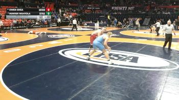2A 285 lbs Semifinal - Owen Shea, Antioch vs Hunter Wahtola, Chicago (DePaul College Prep)