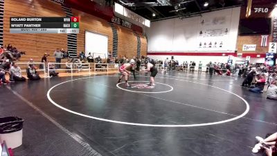 285 lbs Cons. Round 3 - Wyatt Panther, Natrona County vs ROLAND BURTON, Wyoming Indian