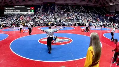 120-3A 3rd Place Match - Barrett Clayton, Jefferson vs Max Maya, Harlem