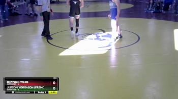 165 lbs Round 5 (8 Team) - Brayden Webb, Altamont vs Judson Yorgason (Fremont), Gunnison