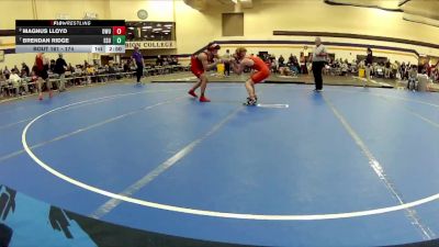 174 lbs Quarterfinal - Brendan Ridge, East Stroudsburg University vs Magnus Lloyd, Ohio Wesleyan University