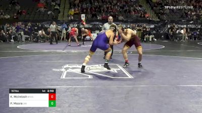 157 lbs Consolation - Kasper McIntosh, Minnesota vs Paden Moore, Northern Iowa