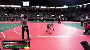 108 lbs Cons. Round 2 - Brayden Knestaut, NOCA vs Kyle Miller, LABA