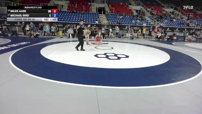 100 lbs Cons. Rd Of 32 - Miles Aase, MN vs Michael Bird, IL