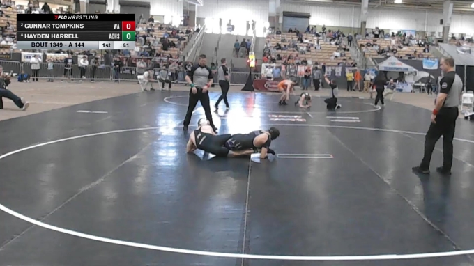 Hadyn Harrell A 144 lbs Cons. Semi - Hayden Harrell, Anderson Co. High School vs ...